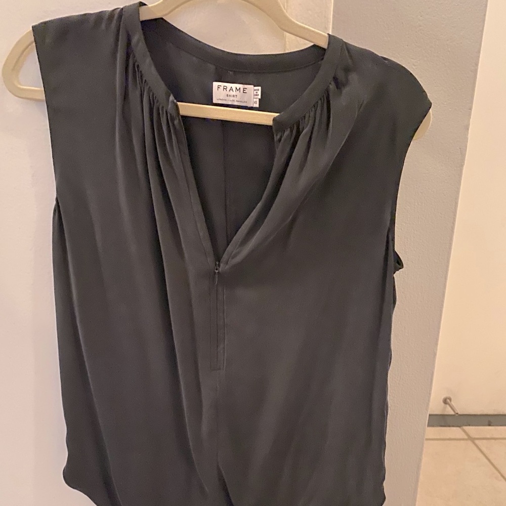 Frame Silk Tank Top Size XS